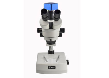 China Microscópio estereofônico do zumbido de Trinocular do microscópio ótico estereofônico do laboratório com câmara digital fornecedor
