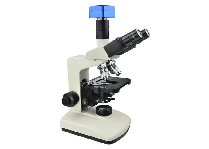 3W microscópio do equipamento de laboratório do microscópio 10x 40x 100x do diodo emissor de luz Trinocular