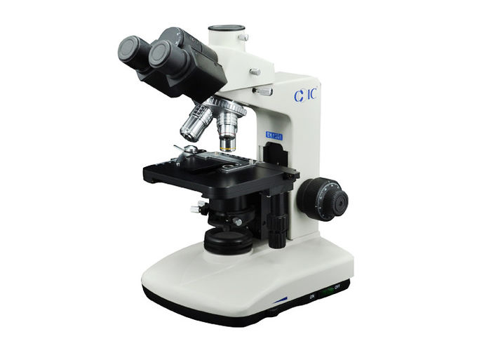 3W microscópio do equipamento de laboratório do microscópio 10x 40x 100x do diodo emissor de luz Trinocular
