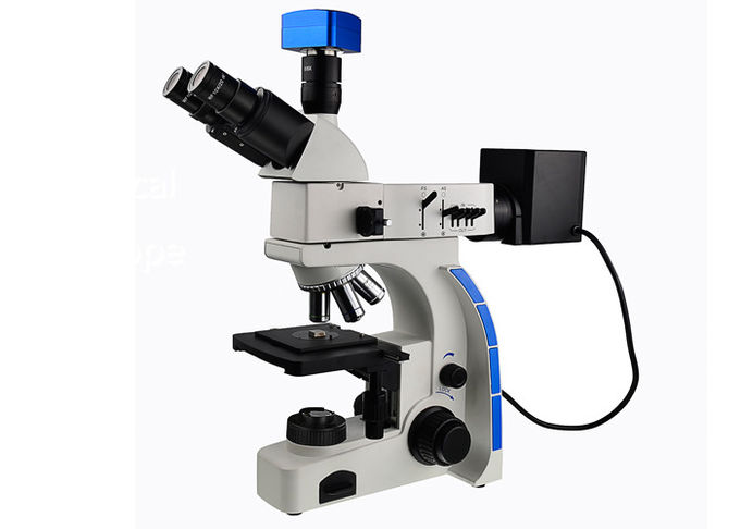 Microscópio ótico do microscópio metalúrgico 50-800X UOP de luz transmitida