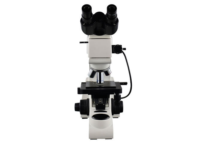Ampliação binocular do microscópio metalúrgico 50X-500X refletido de fotomicroscopia